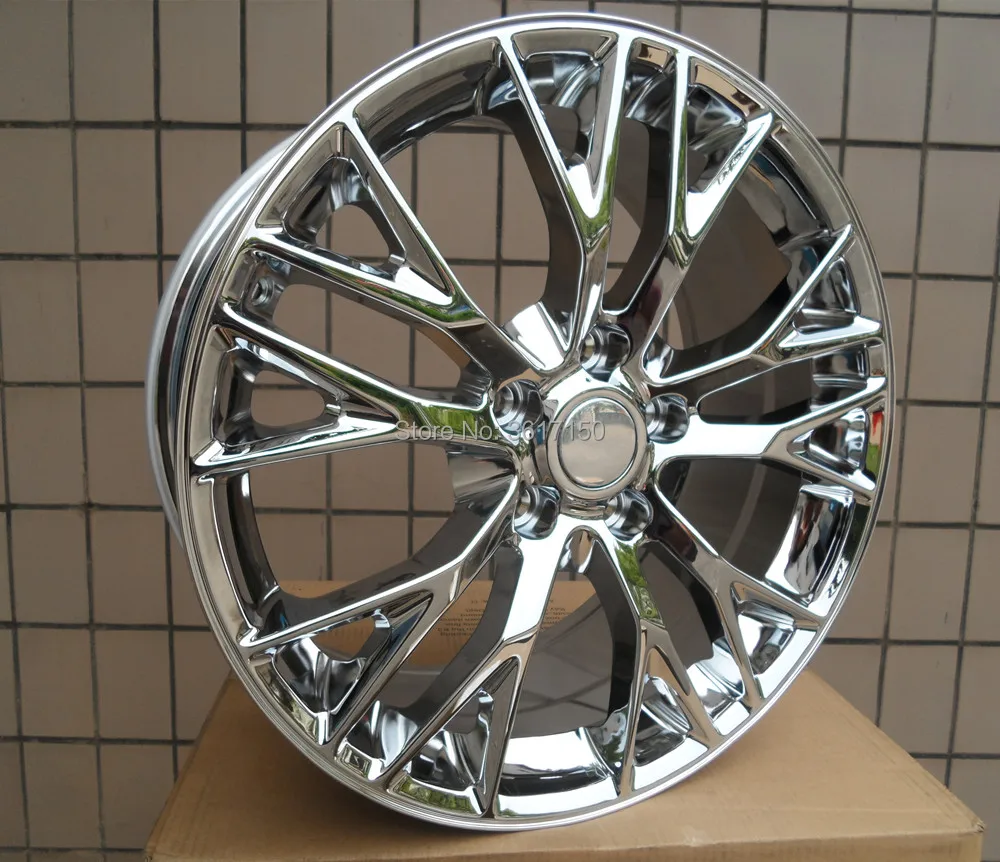 20x10J колесные диски PCD 5x120,7 центр Broe 70,3 ET79 с колпачками ступицы