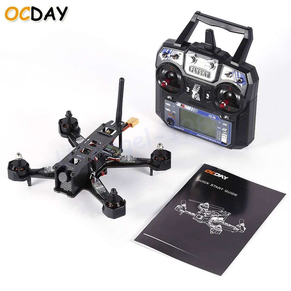 

1set OCDAY 210 Carbon Fiber FPV Racing Drone Quadcopter with Camera Image Sensor With Flysky Fs-i6 Transmitter