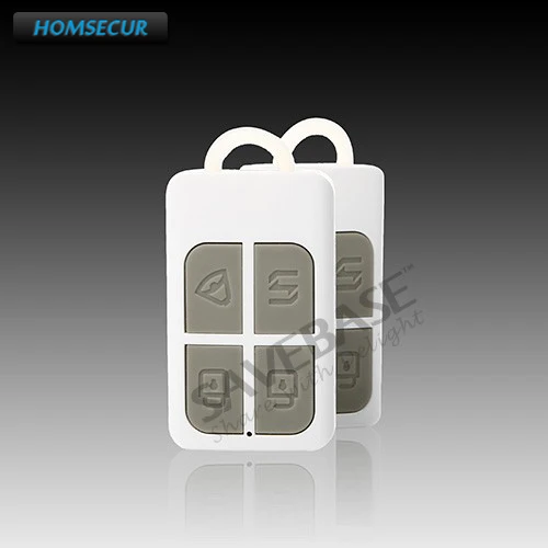 

HOMSECUR 2Pcs D4 Wireless Remote Control For 433MHz Alarm System