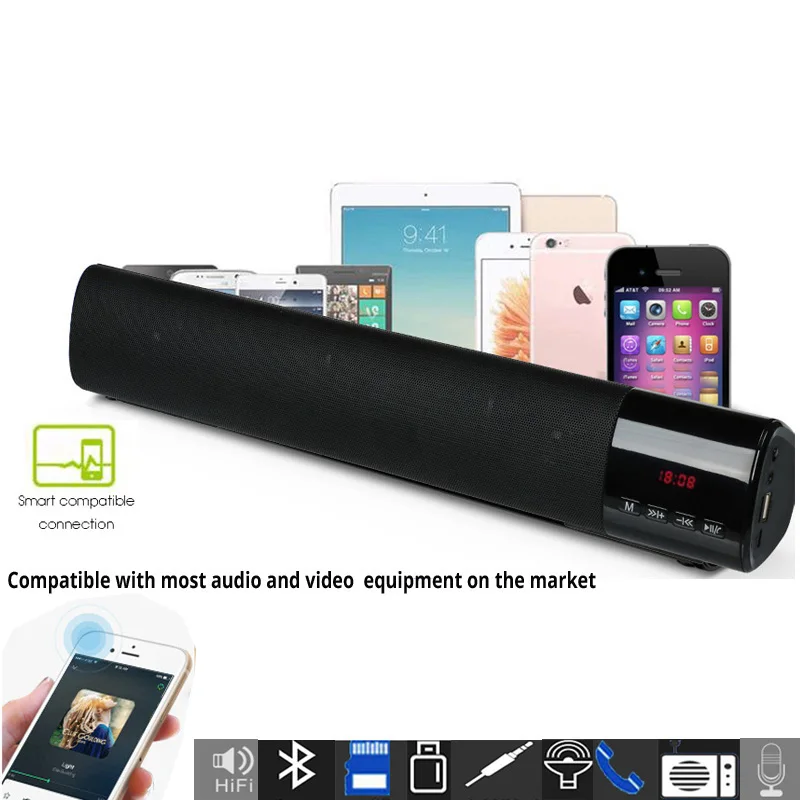 B28S-TV-Sound-Bar-Portable-boombox-phone-PC-Speaker-Bluetooth-Wireless-loudspeaker-Home-Theater-System-soundbar