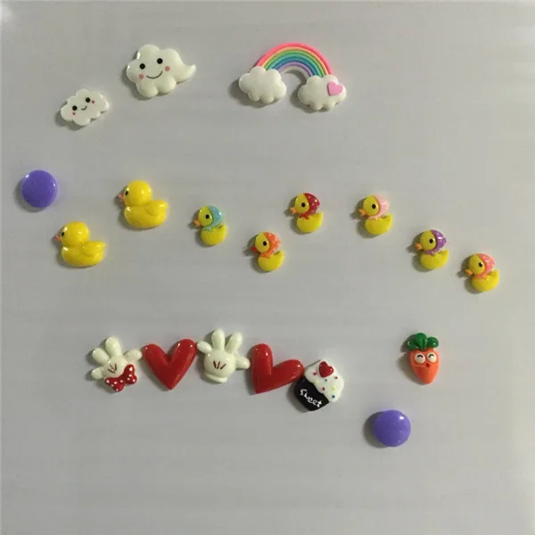 Cute Ducks Family Fridge Magnets Toys Figures 8pcs - Buyers Show 4