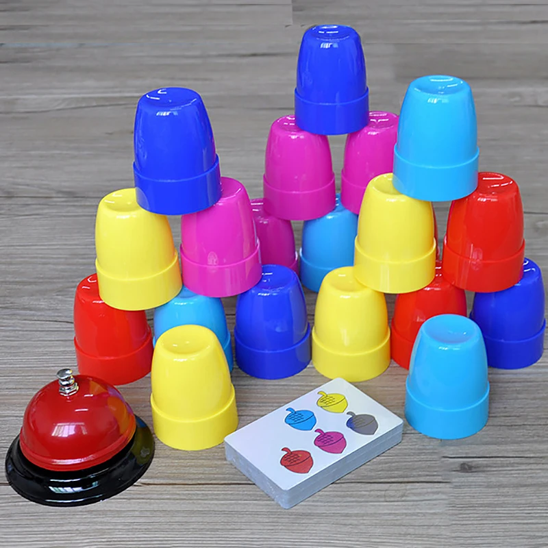  Brain Warfare Quick-stack Cup Children's Table Games Enlightenment Learning Mother-Child Game Inter