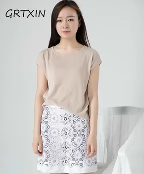 

Blocked Stretch Sweaters Women Summer Crop Top 90s Basic Pullover Casual Short Sleeve Ribbed Casaco Feminino