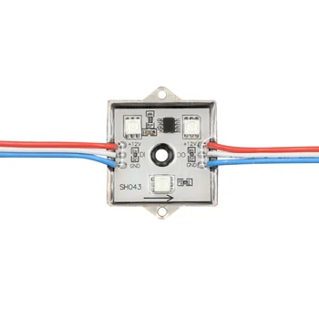 

500X High quality programmable 3leds RGB full color LED module light WS2801 /WS2811/LPD6803 available free shipping