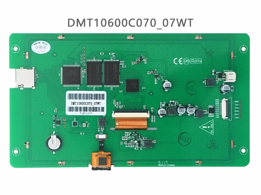 DMT10600C070_07W 7 дюймов DWIN последовательный порт HD ips экран РТК сенсорный экран плеера