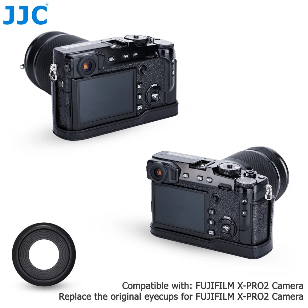 JJC 2 шт. Резина видоискатель протектор Мягкий наглазник для Fujifilm X-Pro2 Кубок глаз DSLR окуляра