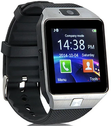 DZ09 Bluetooth смарт-телефон часы Relogio для женщин мужчин карты Спорт Здоровье Мониторинг детские часы подарок relogio masculino reloj mujer - Цвет: silver