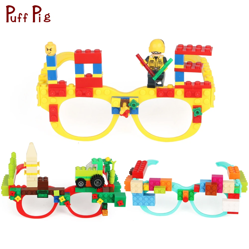 

New Glasses Frame Baseplate Building Blocks Compatible Legoed Minecraft Technic Base Plate Glasses Frame Bricks Toys For Child