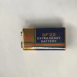 3 шт. 9 В 6F22 супер щелочной батарея 9 В батарея Extra heavy duty углерода для датчик тревоги PIR, дым сенсор, DV, камера, игрушки