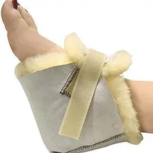 Тип протекторов на пятке из овечьей кожи для предотвращения пролежней на пятке