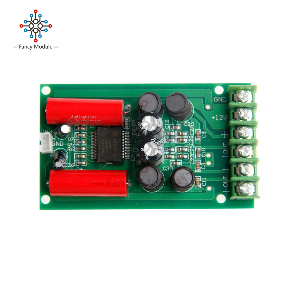 TA2024 12V 2x15W AMP Amplifier Board Module Mini HIFI Digital Audio Module For Car (4)