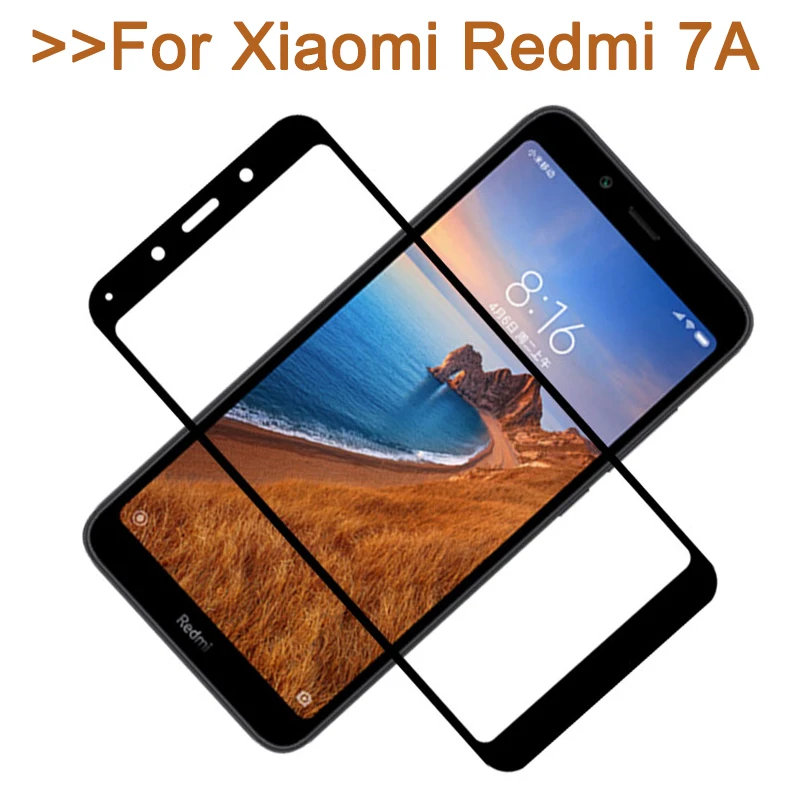 Защита экрана для Xiaomi Redmi 7A закаленное стекло на xiomi xaomi xiami redmi7a redmi 7 a ksiomi 7a полное