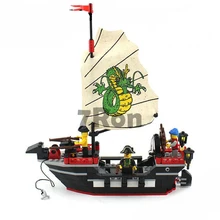 Kits de construção de modelo compatível com blocos de lego cidade pirata 835 3D Educacionais tijolos brinquedos passatempos para crianças