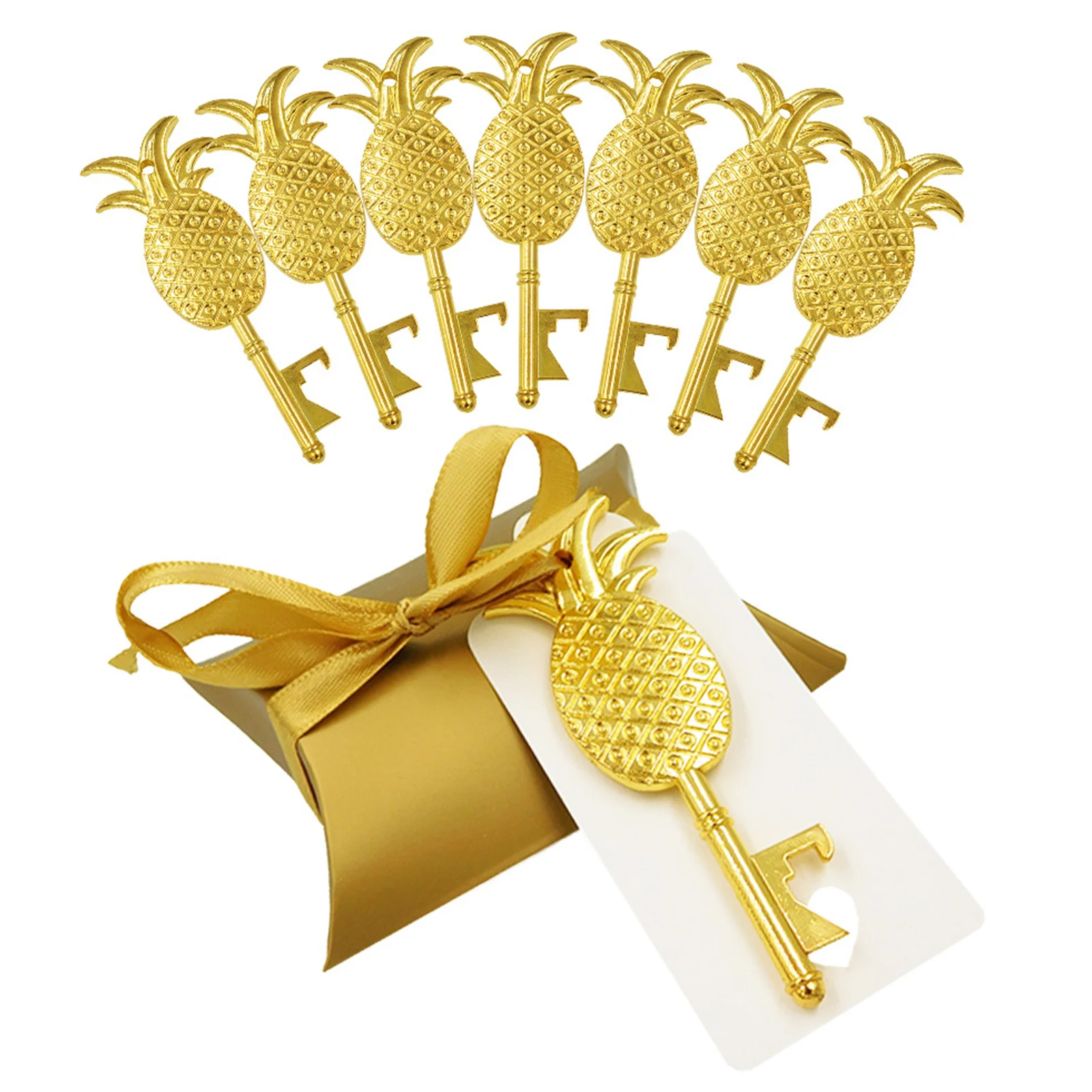 New Wedding Pillow Candy Box+ Bottle Opener+ Message Card with Ribbon Party Favor Paper DIY Gift Box Decor Supply | Дом и сад