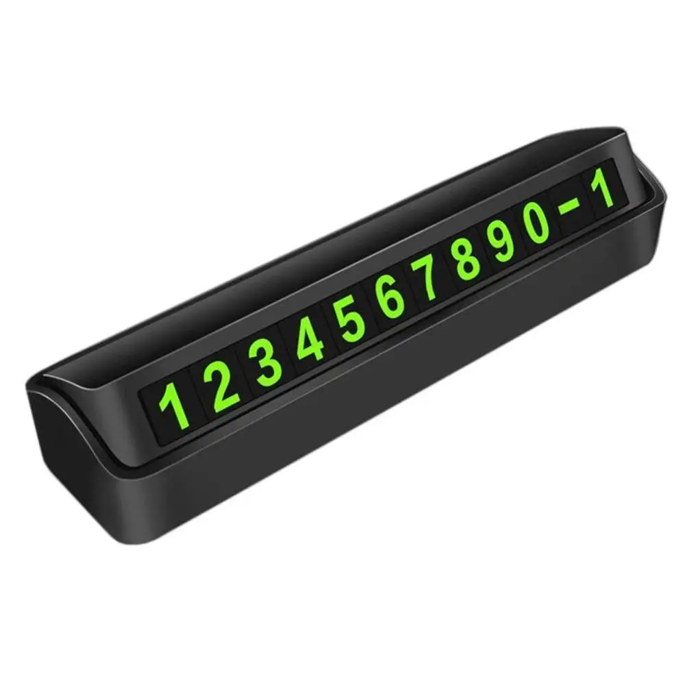 

Car Stop Sign Board Car Temporary Stop Sign Car Parking Phone Number Card magnetic Display Rotatable Vehicle Stickers