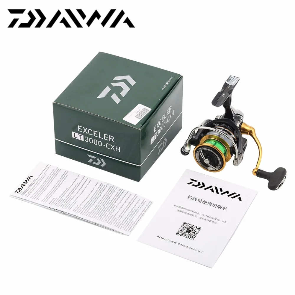 18 DAIWA EXCELER LT 1000DXH 2000DXH 2500XH 3000CXH 4000DCXH 5000DC 6000DH спиннинговая Рыболовная катушка с высоким передаточным соотношением 5BB LT Body