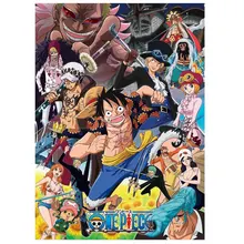 TaaWaa One Piece Posters High Quality Luffy Anime Wall Art 12x18 20x30 inch Picture for Living Room Decor