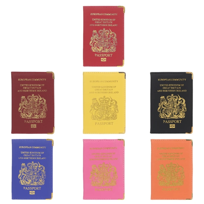 Карамельный цвет паспорта Travel Organizer держатель карты чехол Защитная крышка кошелек дорожные аксессуары