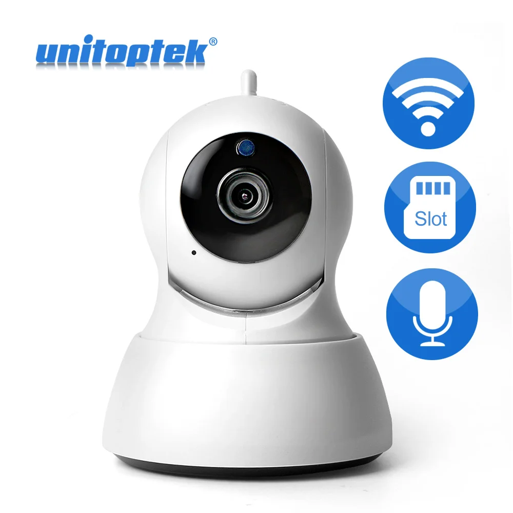

720P WIFI IP Camera Wireless PTZ IR-CUT Night Vision Two Way Audio HD Mini CCTV Security Smart Camera Wi-Fi P2P APP iCSee View