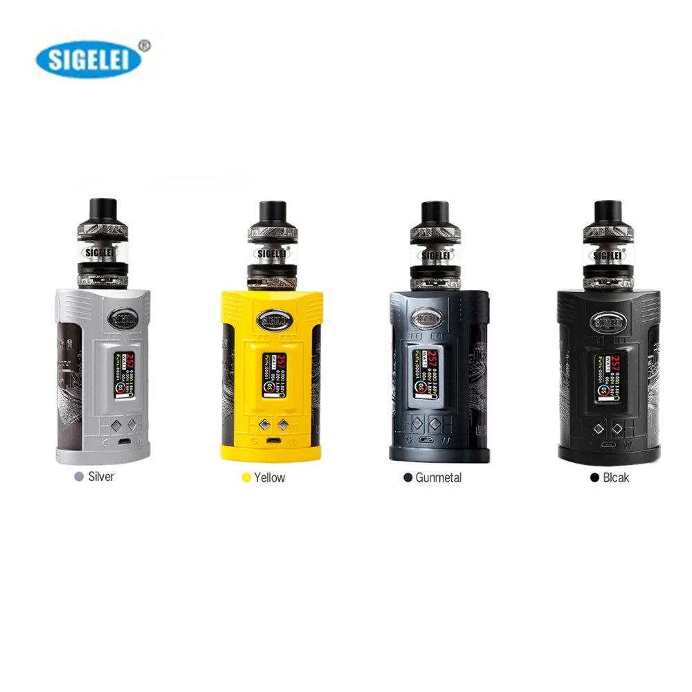 

Clearance Vape Original Sigelei GW Mod & Atomizer Vape Kit Electronic Cigarette With 257W GW Mod 4.5ML F Tank E Cig