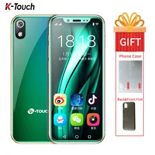 K-TOUCH I9 Super Mini Mobile phone 3GB 32GB Celular 2000mAh Android 8.1 Smartphone Face Unlock GPS WIFI 2GB 16GB Cellphone