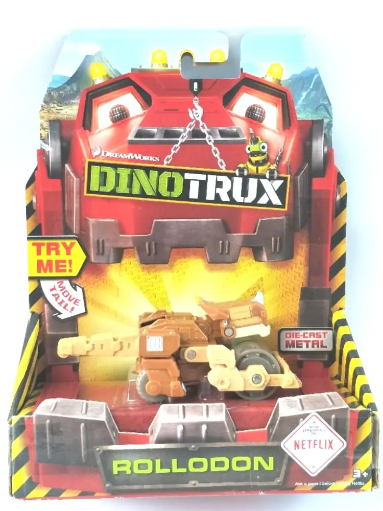 С оригинальной коробкой Dinotrux грузовик-динозавр съемный динозавр игрушечный автомобиль мини-модели новые детские подарки модели динозавров