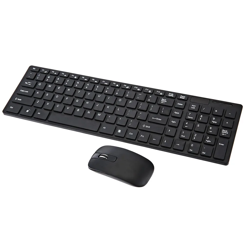 2.4G Optical Wireless Keyboard Wireless Mouse Mice USB Receiver Combo