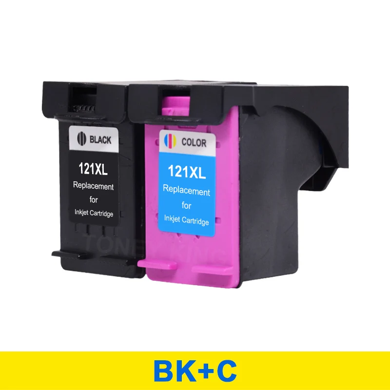 Toney King 121 XL Remanufactured Ink Cartridge Replacement For HP121 Ink Cartridges F2493 F4283 D2563 F4283 F2423 F2483 Printer 