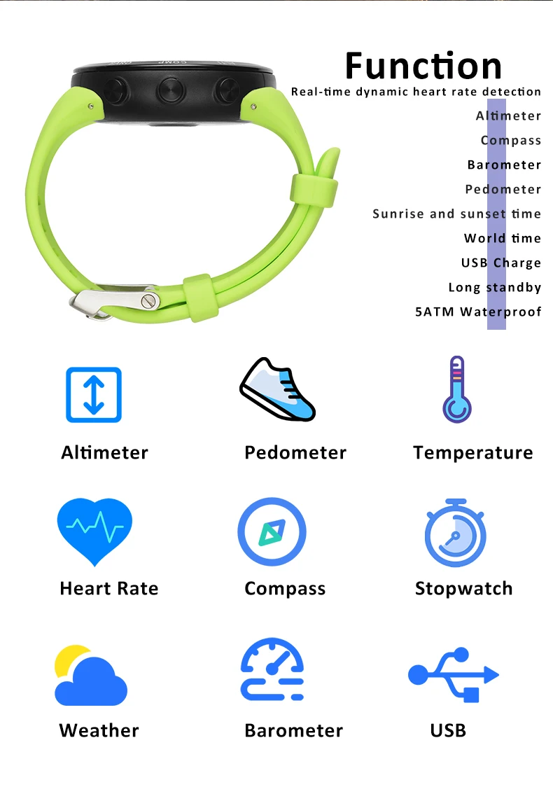 Smart heart rate watch FR922B 02