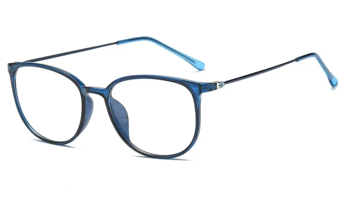 KOTTDO, новинка, модные сексуальные очки для женщин, квадратные пластиковые очки, оправа, прозрачные ретро очки для близорукости - Цвет оправы: blue