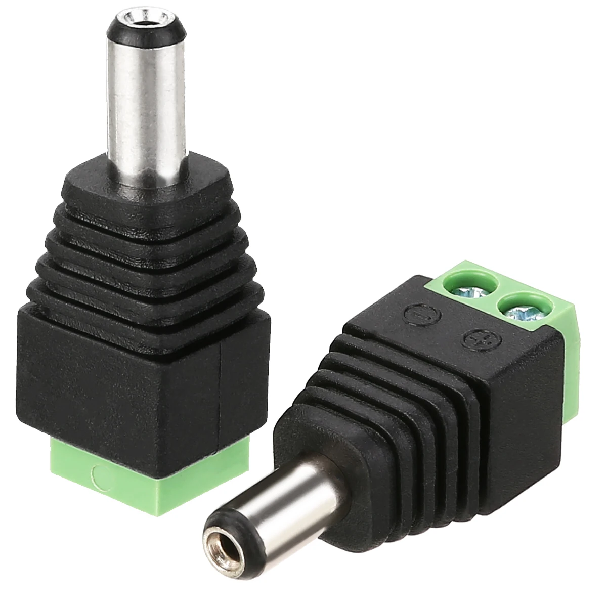 10pcs DC Power Jack Plugs Male / Female Power Connector Adapter Plug Jack Socket For CCTV Cable 12V