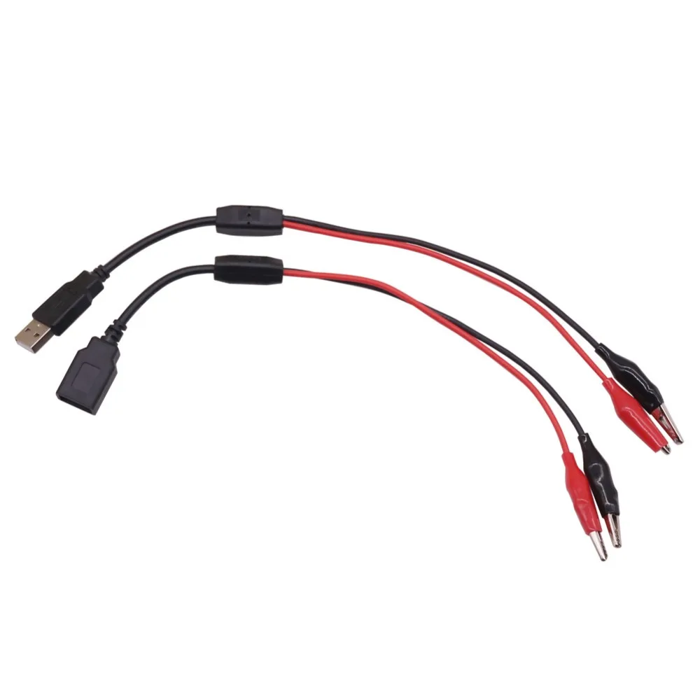 USB зажим крокодиловая проволока с разъемом Папа папа на тестер детектор