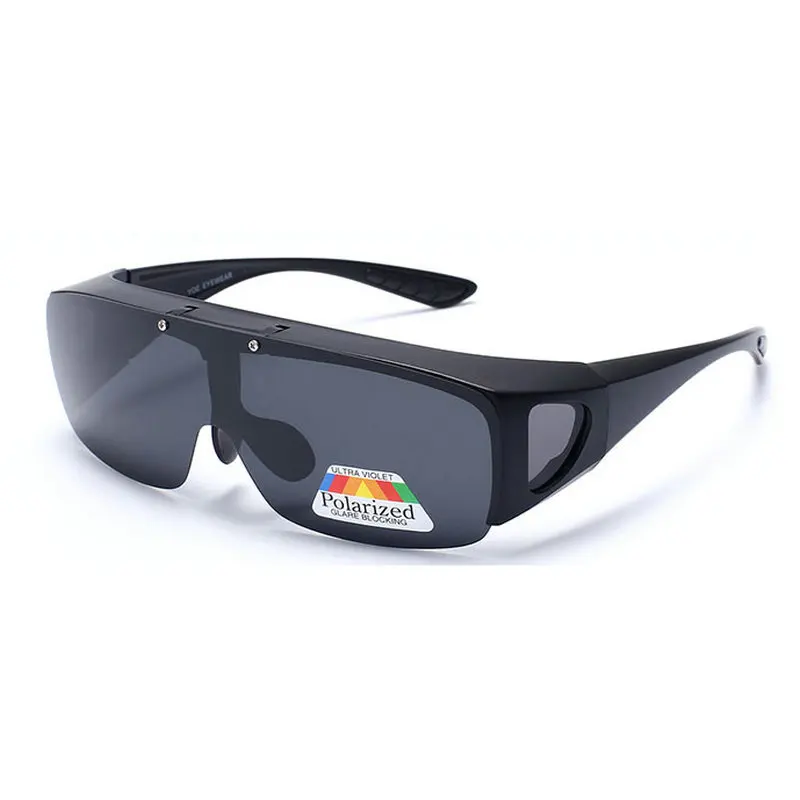 

MINCL/ Fit Over Wrap Around Glasses Goggles Graduated Polarized Night Tug Above Night Vision Driving Sunglasses Eyewear FML