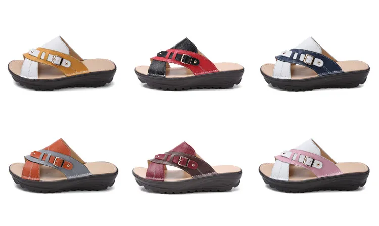 AH 1793-2019 Genuine Leather New Women Sandals-1
