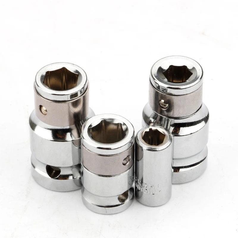 

4Pcs Hex Socket Bit Joint Holder Set Crv 1/4" 3/8" 1/2" Gadget Adaptors Hex Shank Quick Release Adapter Converters Hand Tools