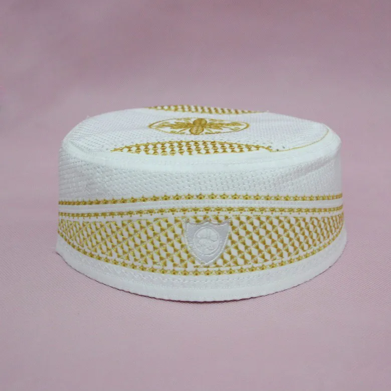 Fashion new muslim hat exquisite gold thread embroidery Muslim prayer