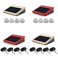 CAREUD Wireless Solar Tire Pressure Monitoring System Automatic Backlight USB Charging Solar Panel TPMS System