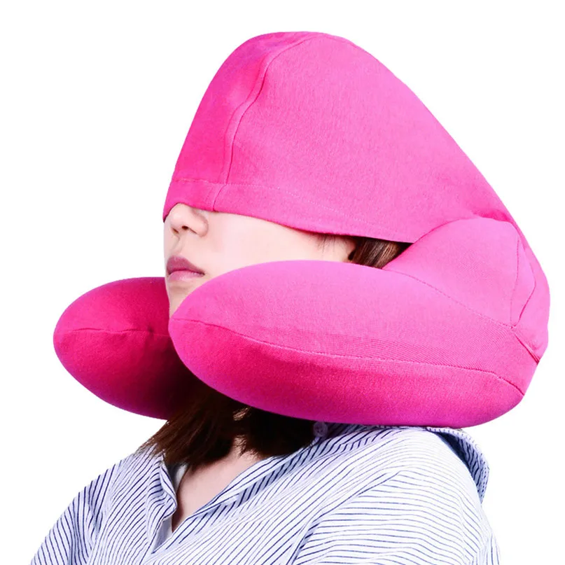 Inflatable Pillow Travel Air Cushion Camping Beach Car Head Rest Support camping equipment outdoor #2y14 (9)