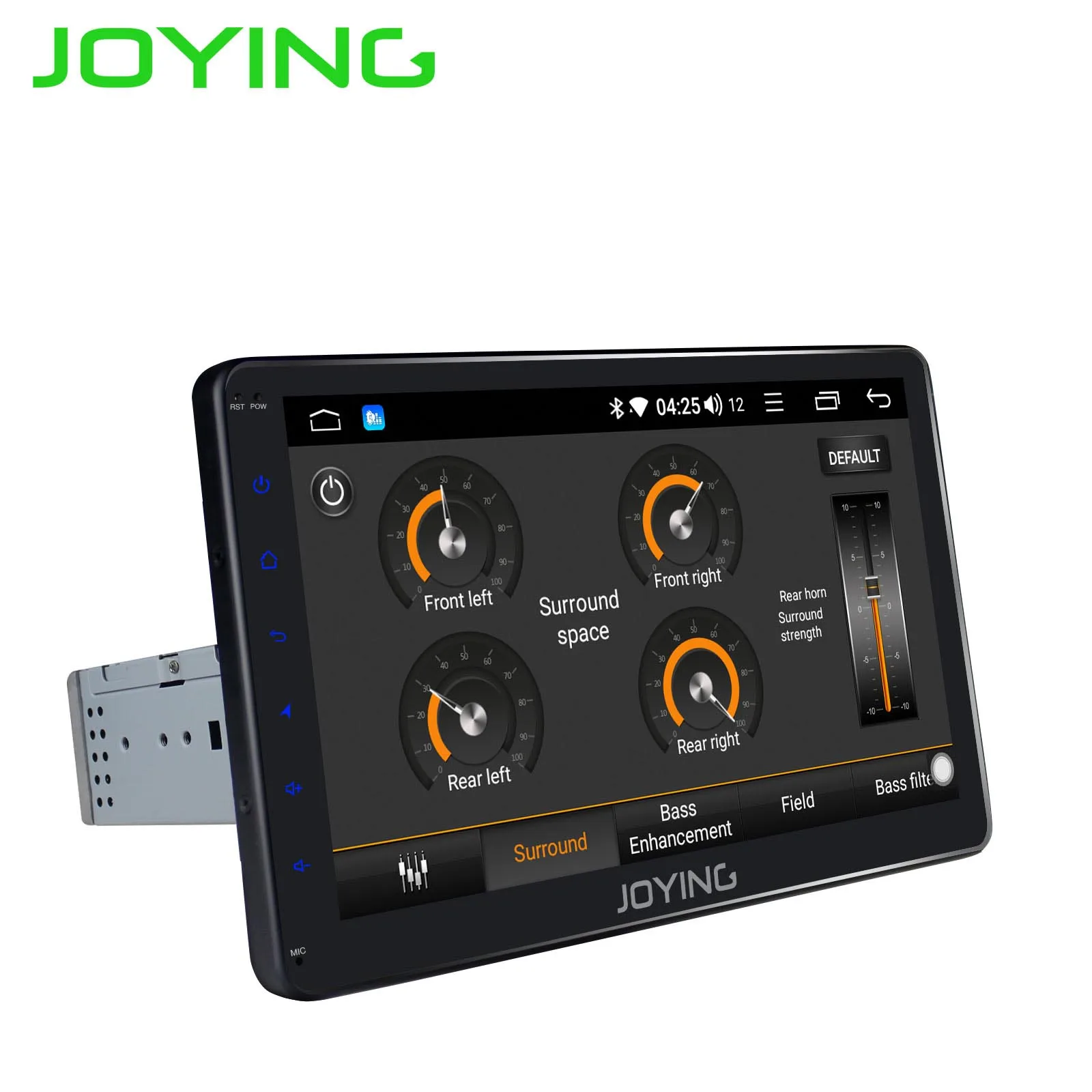 Discount 10.1"IPS Android 8.1 Head Unit Universal Car Radio Stereo Single Din Tape Recorder Built-in DSP Carplay Zlink Multimedia Player 2