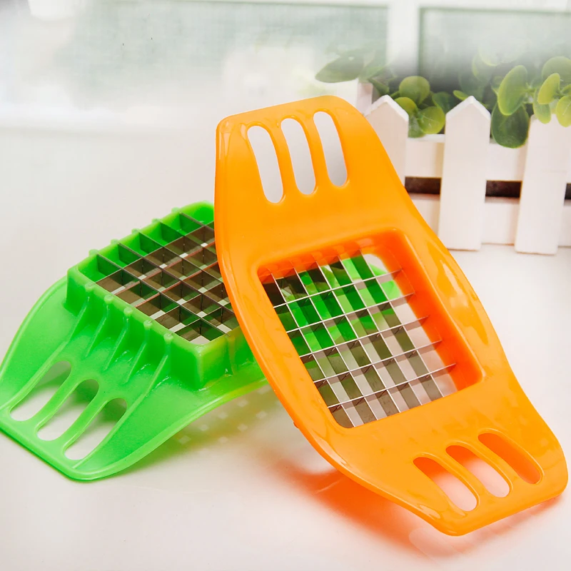 

Stainless Steel Vegetable Potato Slicer Cutter Chopper Chips Making Tool Potato Cutting Fries Tool Kitchen Accessories