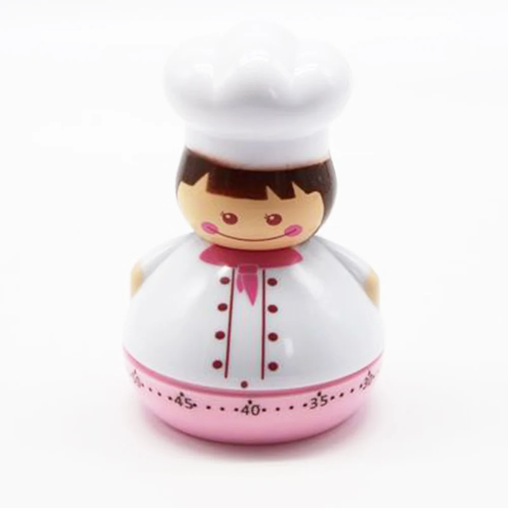Cute Cartoon Chef Timer Kitchen Timers Cooking Timer Cartoon Mini 55