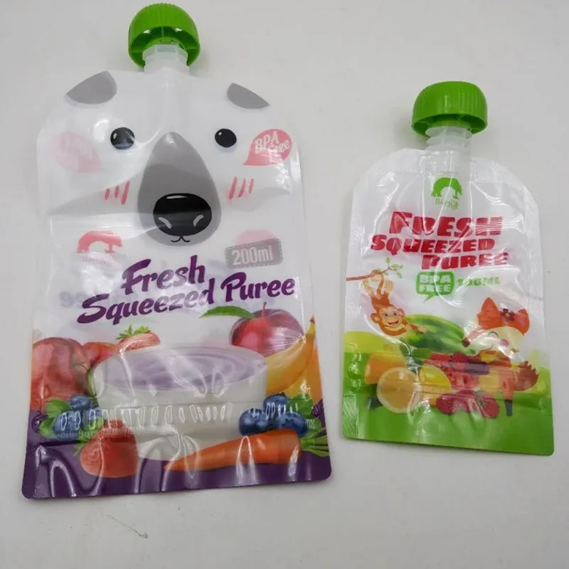 1 шт сумка для хранения детского питания 100 мл/200 мл многоразовая сумка для хранения продуктов DIY мешочек для еды