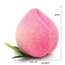 Реалистичные 17 см ПВХ персик фрукты игрушка Моделирование еда овощи игрушка дом детские игрушки Аксессуары Kichen украшения обучающее