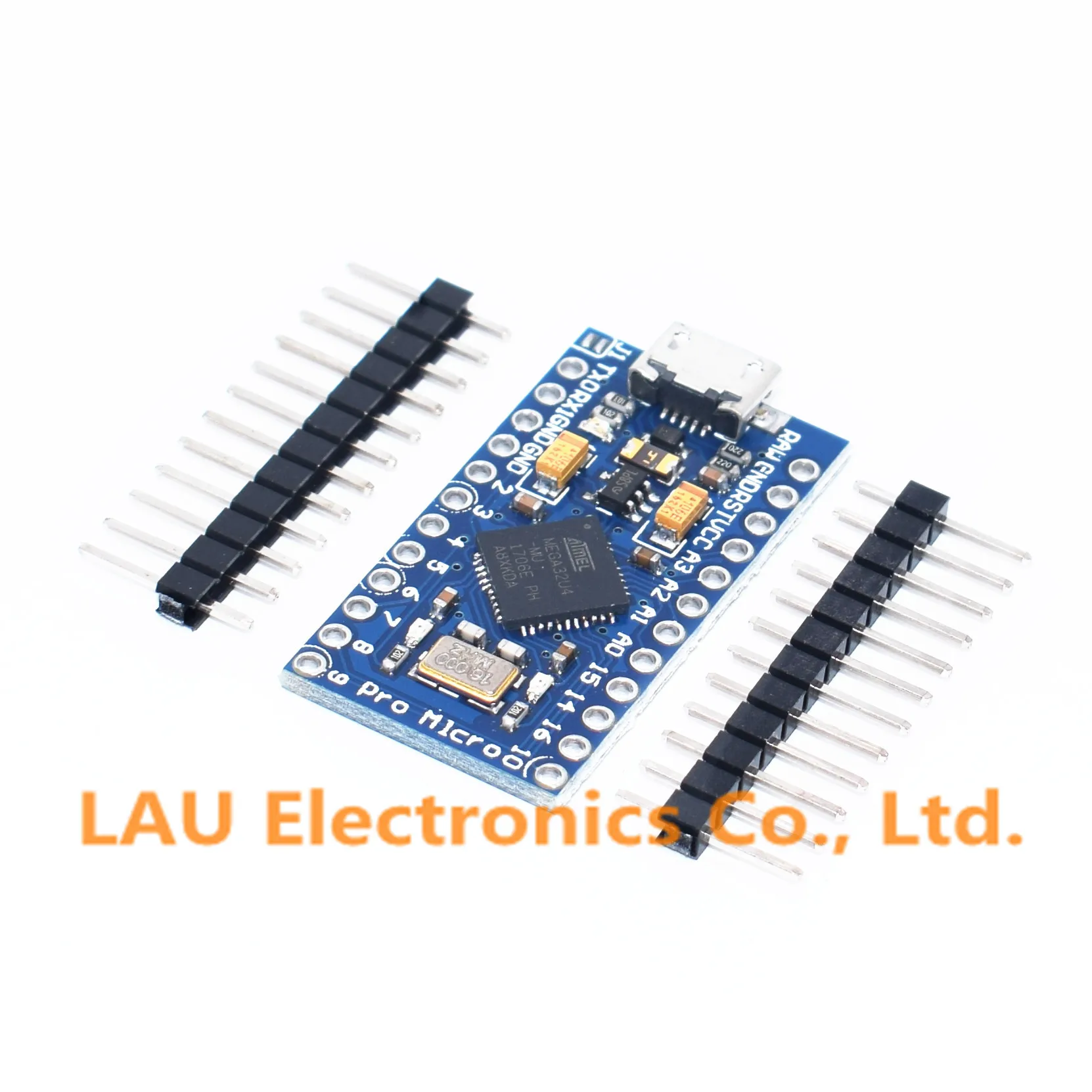 Pro Micro ATmega32U4 5 В/16 МГц модуль с 2 Ряд контактный разъем