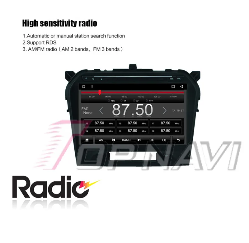car radio with bluetooth and usb For Suzuki Grand Vitara 2015