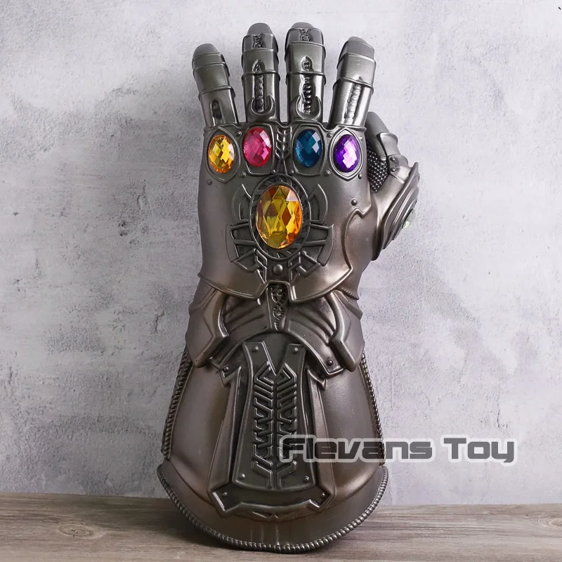 

Avengers Infinity War Infinity Gauntlet with LED Light Thanos Gloves Cosplay Toy Collection Model Figure Gift