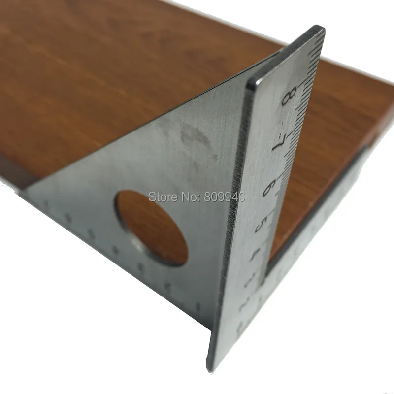 45Degree Triangular Measuring Ruler Stainless Steel Triangle Square Rafter Speed Square T and Tri Angle MulitScribe Tools