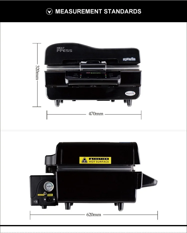 3D сублимационная вакуумная машина, сублимационная/термопресс машина, кружка/футболка/Сотовый чехол для телефона принтер, чашка/цифровая печатная машина