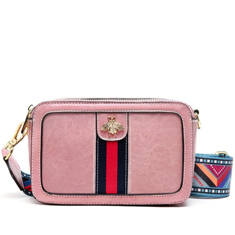 

Leather Women bag small square bag fashion shoulder bag Wild Messenger bag Leisure handbag