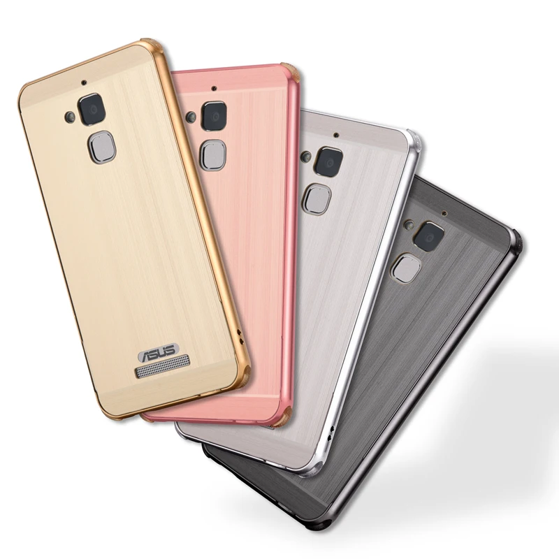 

Luxury Aluminum Bumper For Asus Zenfone 3 Max ZC520TL Case Brushed Metal Hard PC Back Cover For Asus Zenfone 3 Max ZC520TL 5.2''